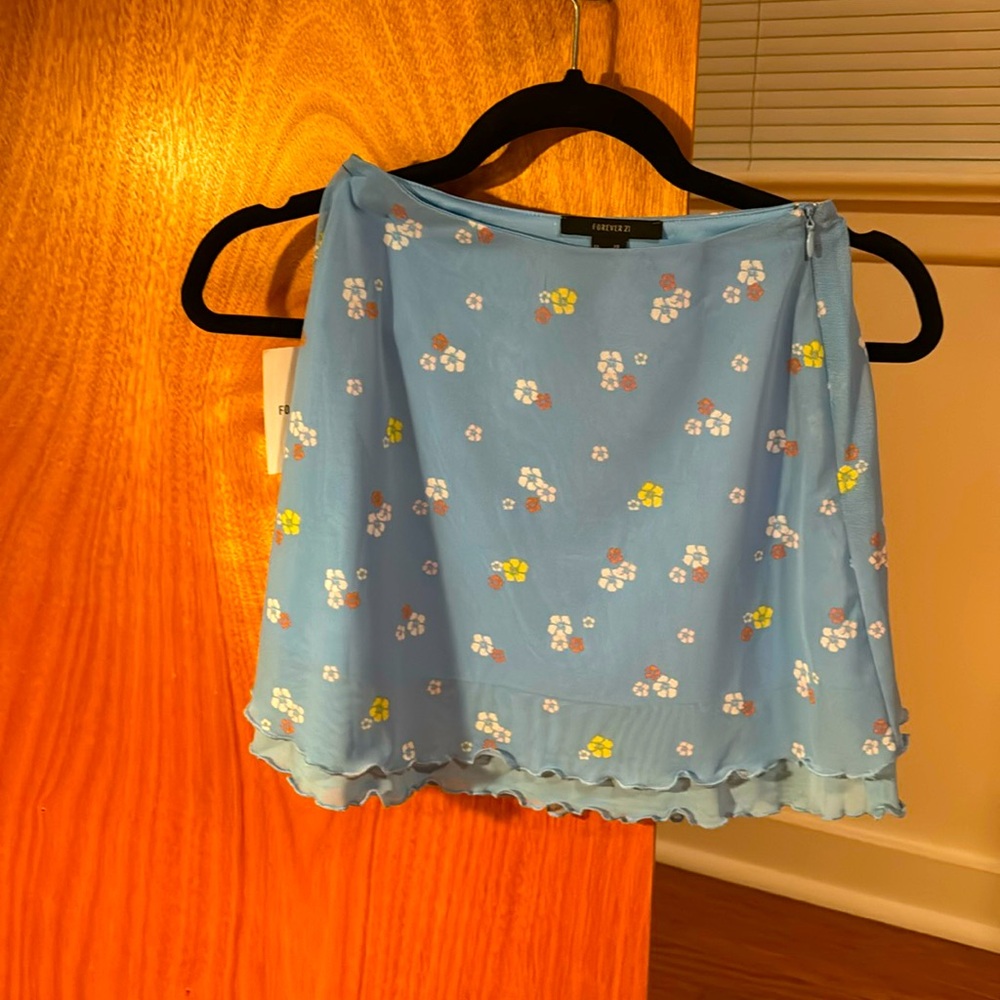 BOGO FREE! NWT Forever 21 mini skirt 2 tiered size XS